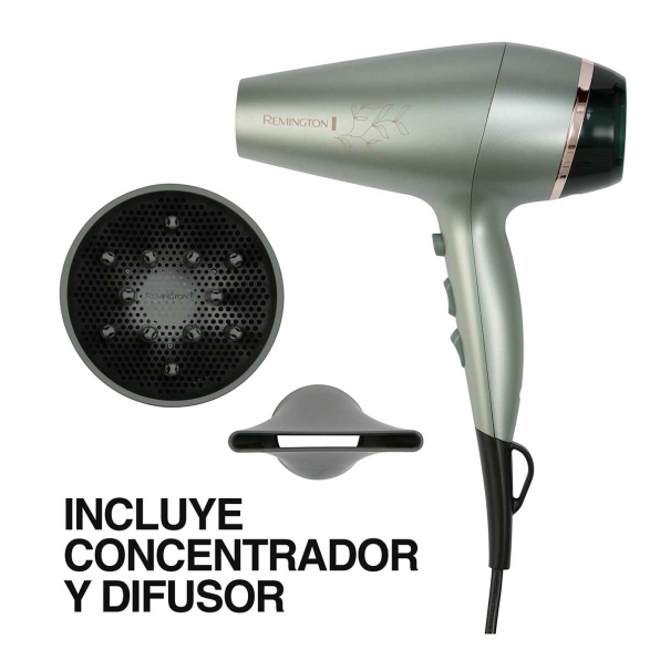 Secador de pelo D27A 220A de la línea Botanicals™ de Remington