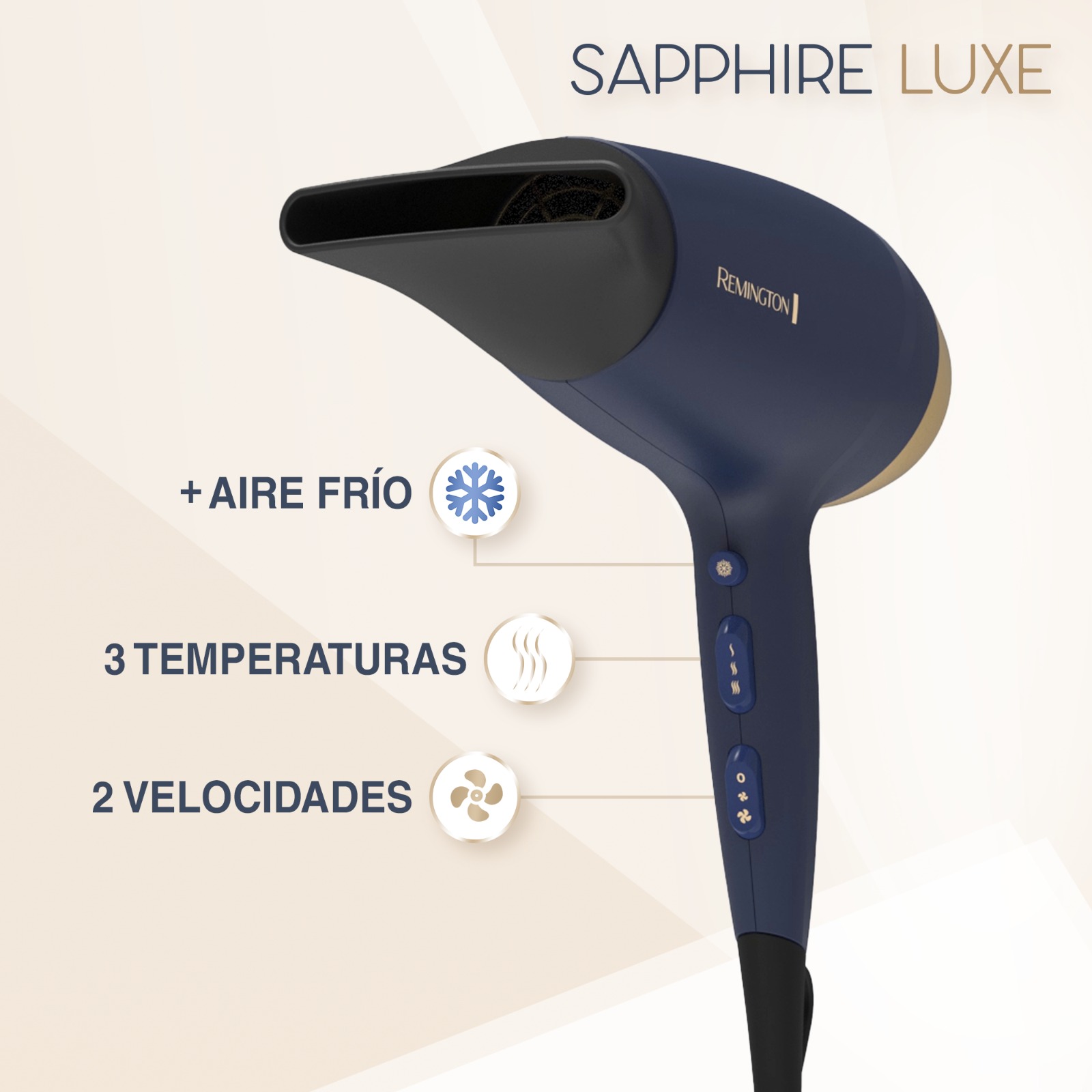 Secador Remington Sapphire Luxe