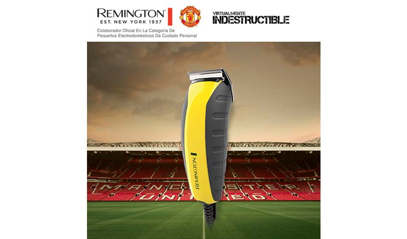 Afeitadoras masculinas Remington colaboración con Manchester United.