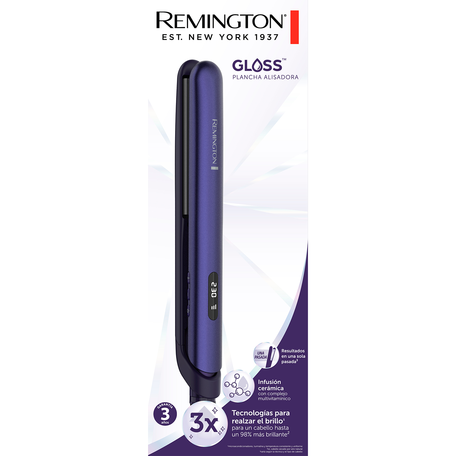 Plancha Alisadora Remington® Gloss™