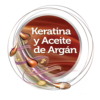 Icono de Plancha alisadora con Tecnología de Keratina y argán
