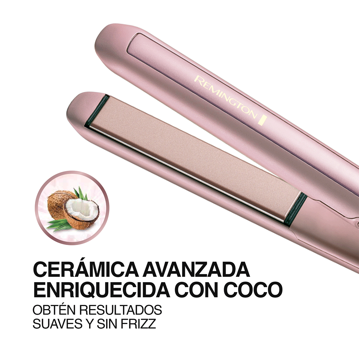 Plancha Alisadora Remington Coconut Smooth