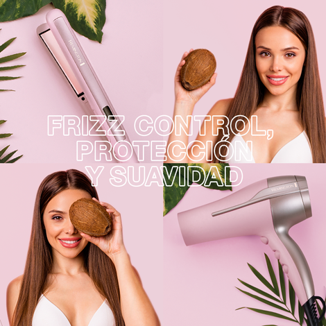 Control de frizz, protección, y suavidad para tu cabello con los productos Remington.