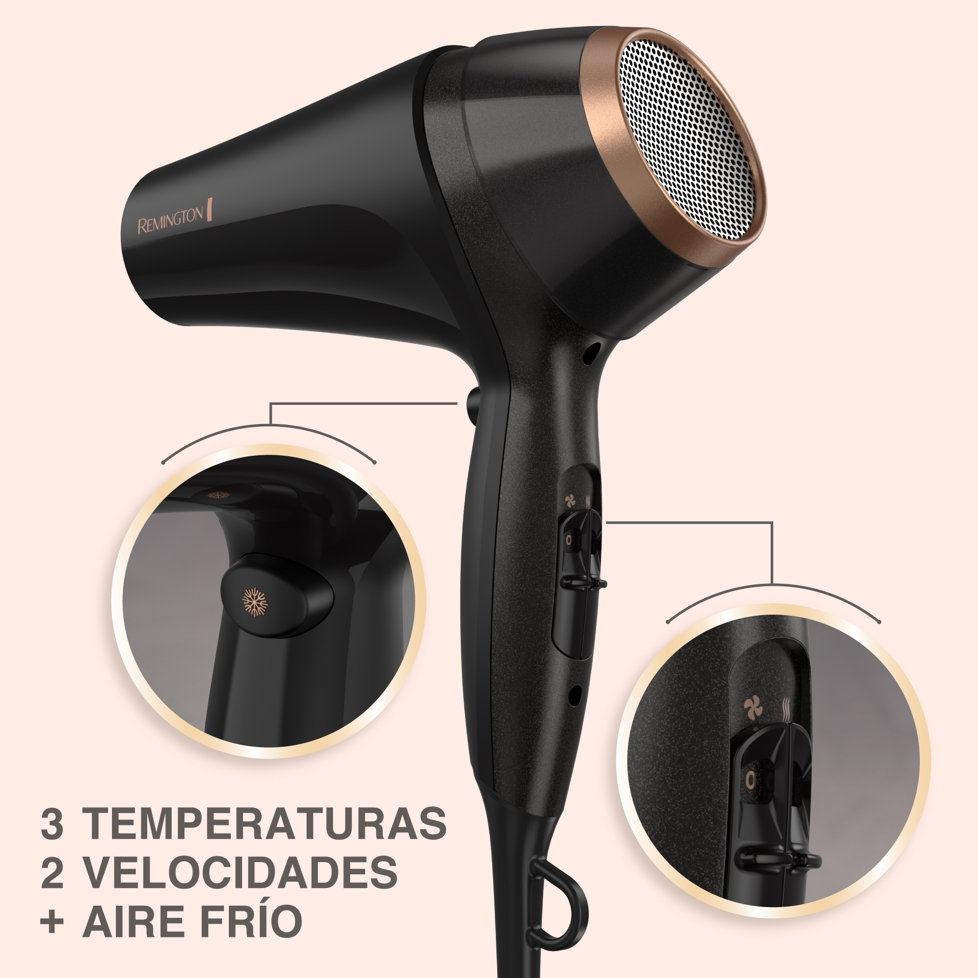 Secador Remington Almond Radiance™