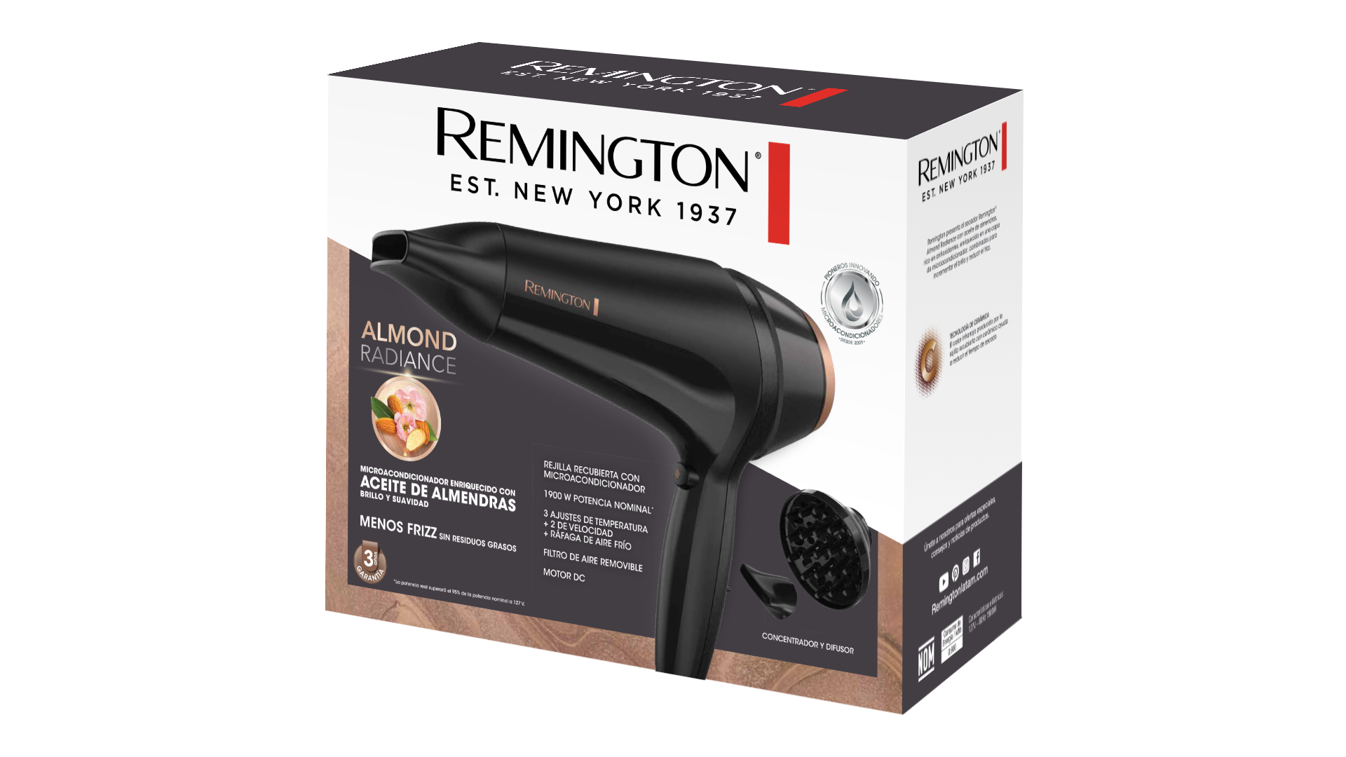 Secador Remington Almond Radiance™