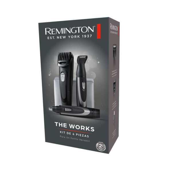 Kit Recortador de Barba Remington The Works