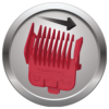 Icono de Cortadora de Cabello con Peines angulados