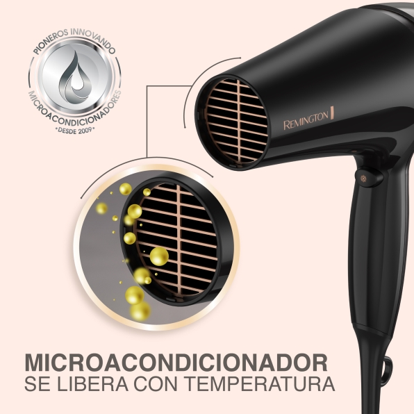 Secadora D12AA-110F de la línea Almond Radiance™ de Remington