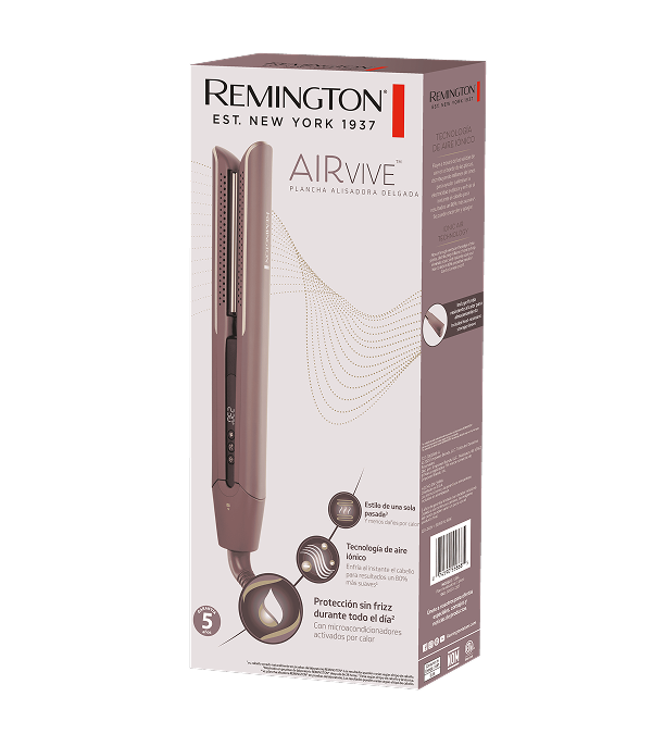 PLANCHA ALISADORA DELGADA REMINGTON® AIRvive™