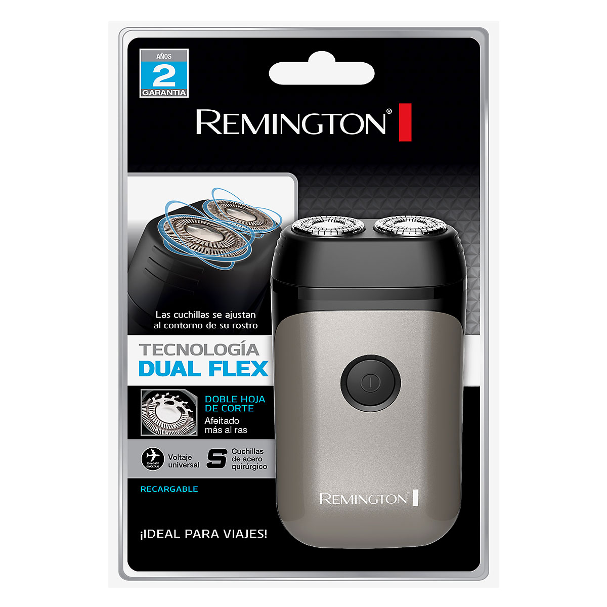 Fotografía de Afeitadora Rotativa Remington Travel Dos Cabezales 02