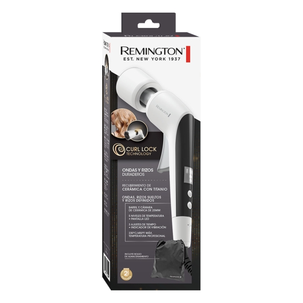 Rizador Curl CI14AF-F de la línea Lock Technology de Remington