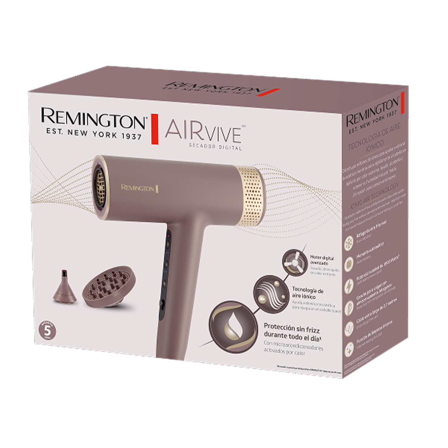 SECADOR DIGITAL REMINGTON® AIRvive™