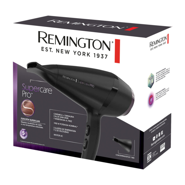 Secador Remington Supercare Pro con Turmalina