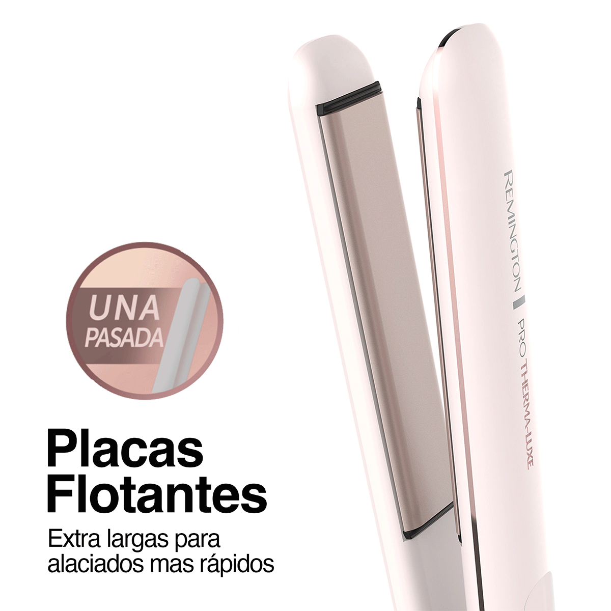 Plancha Alisadora S9100 de la línea Pro Thermaluxe de Remington