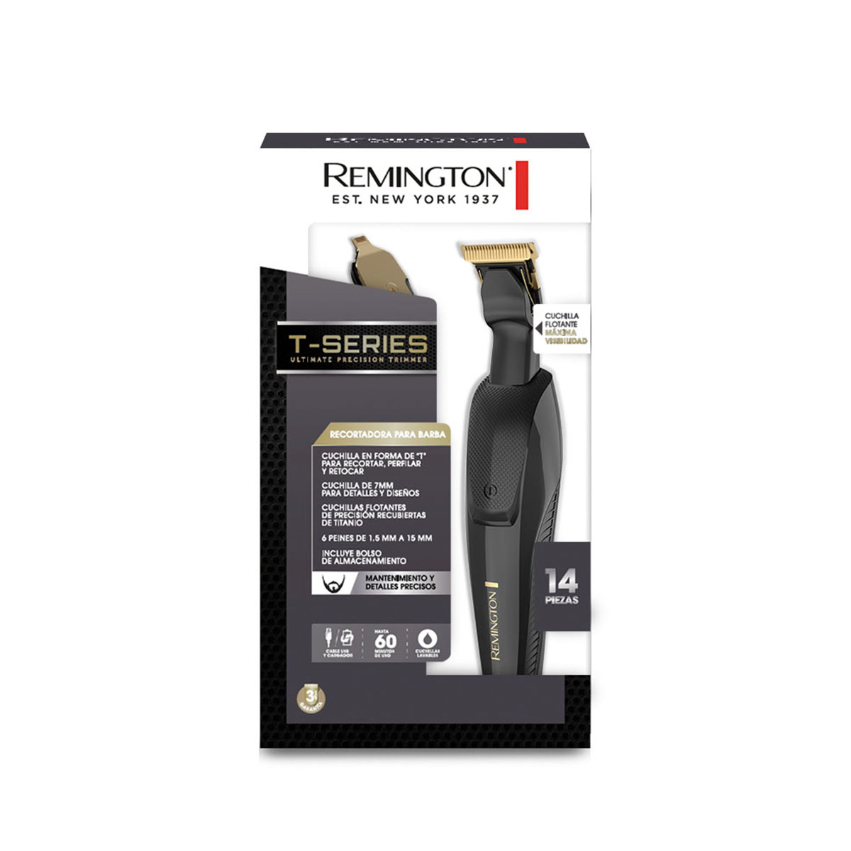 Recortadora de Barba Remington T-Series