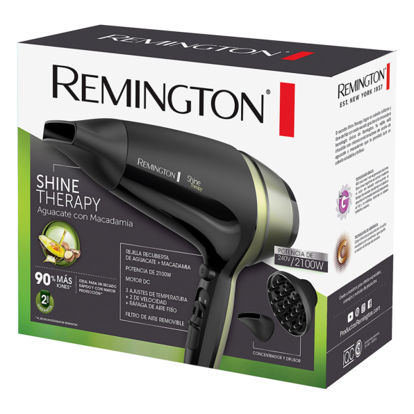 Fotografía de Secador Remington Shine Therapy 02