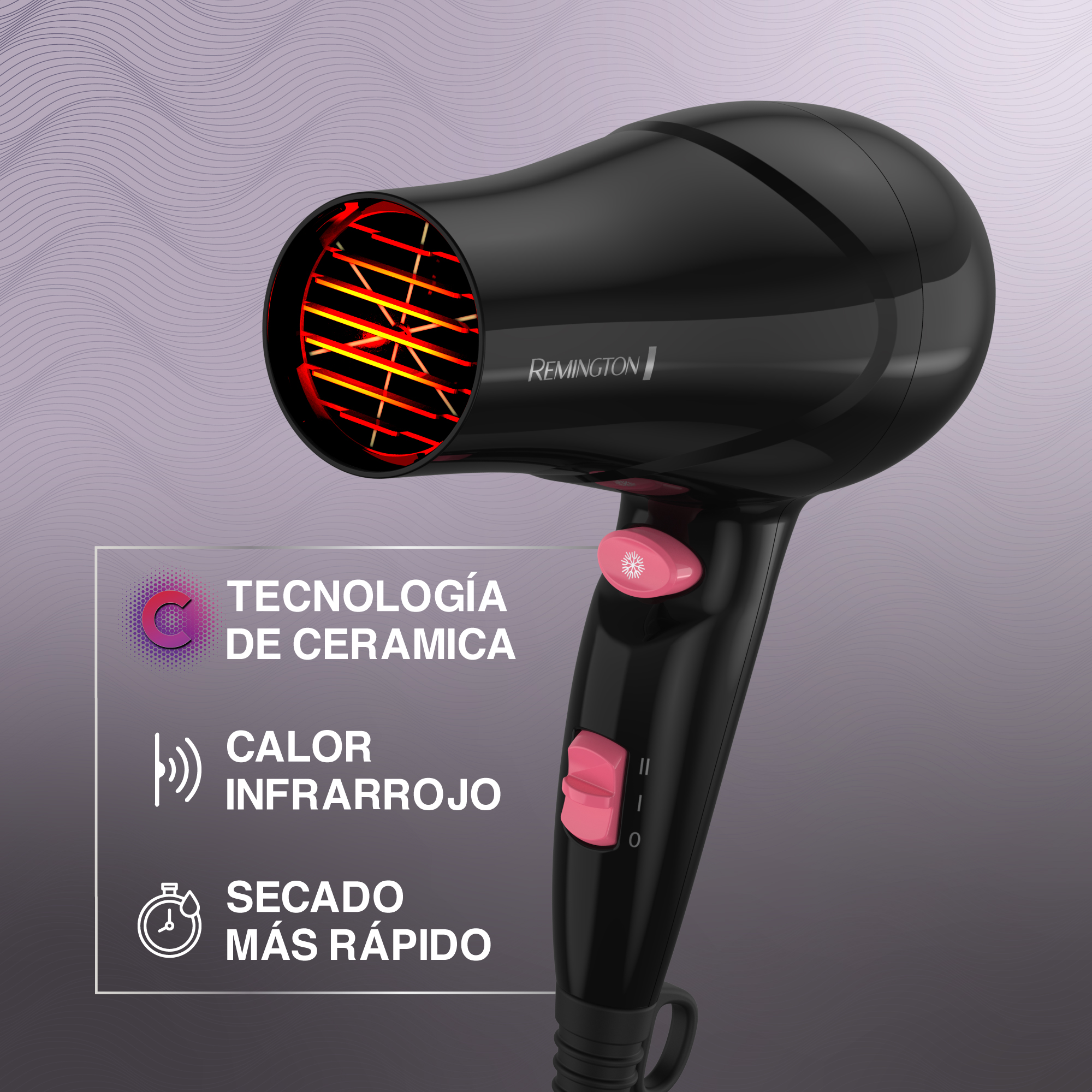 Secadora D16A-110F de la línea Pro Ceramic™ de Remington