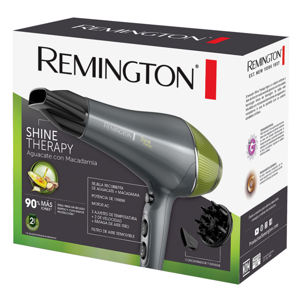 Fotografía de Secador Remington Shine Therapy 02