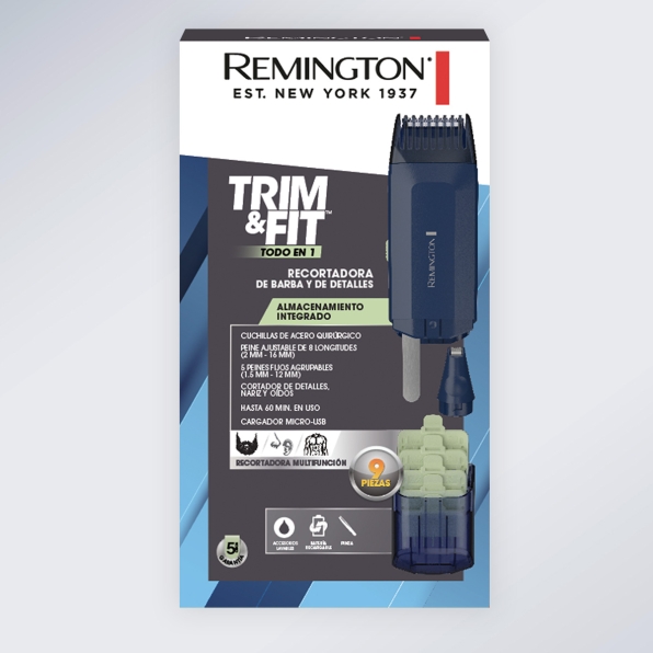 Recortadora de barba RG033A-110F Trim&Fit™ de Remington
