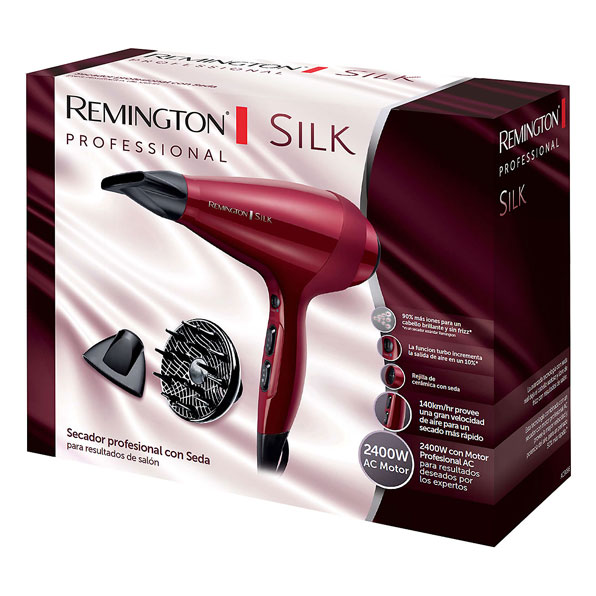 Fotografía de Secador Remington Silk Infundido en Cerámica con Seda 02