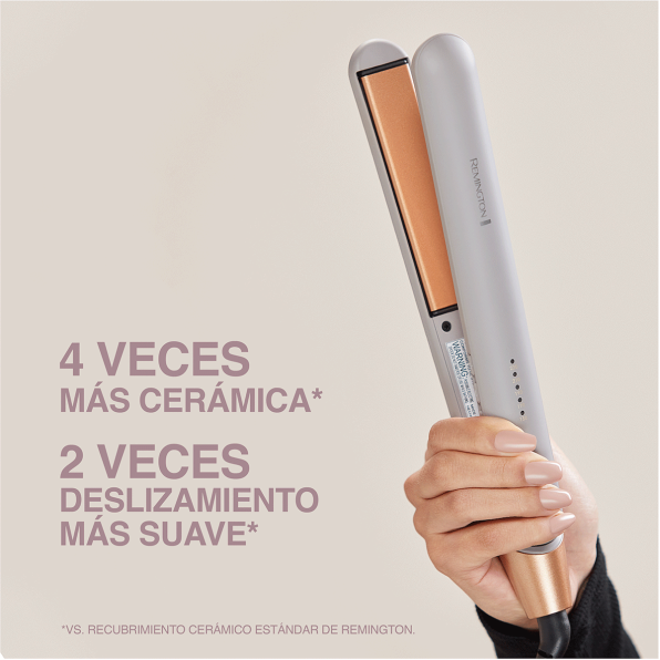 Plancha de pelo S31A-110F de la línea Collagen & Biotin Therapy™ de Remington