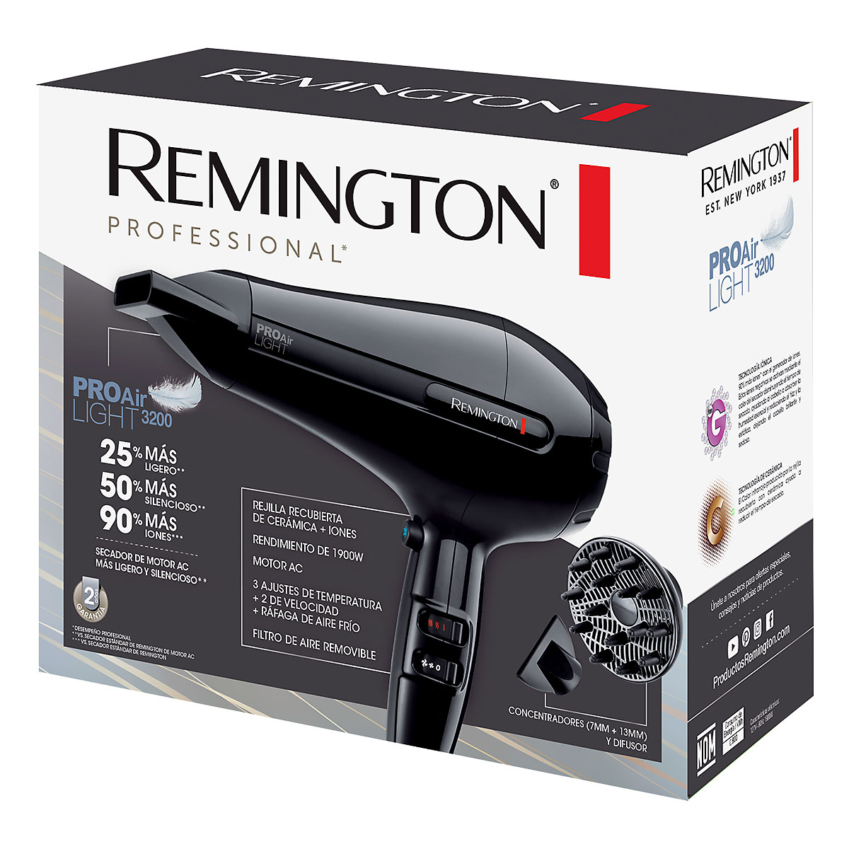 Fotografía de Secador Remington Pro Air Light 02