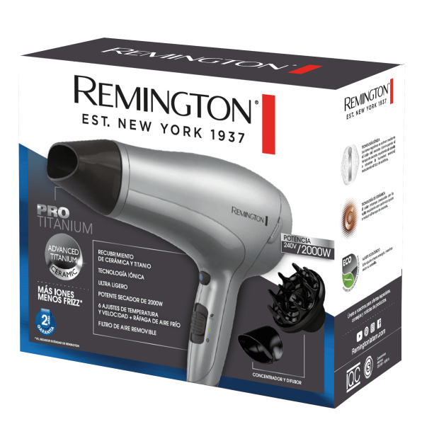Secador Remington Pro Titanium