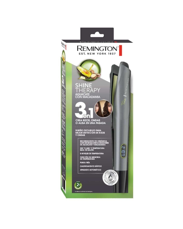 Estilizador Remington Shine Therapy 3 en 1
