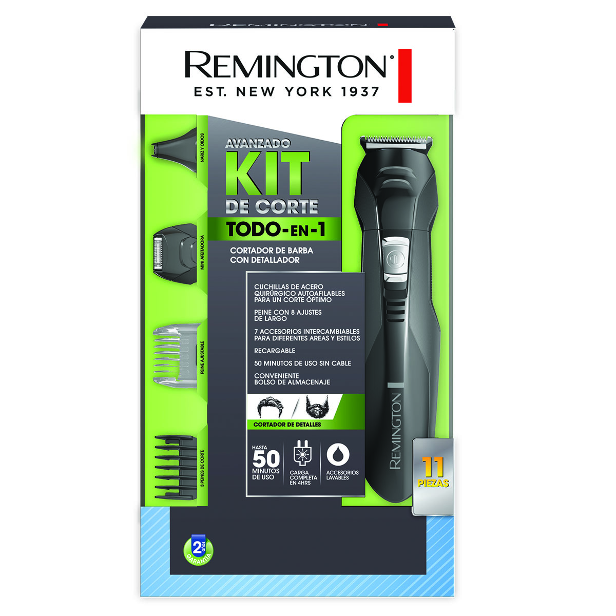 compra en nuestra tienda online: Kit de corte todo en 1 Remington (11 piezas)