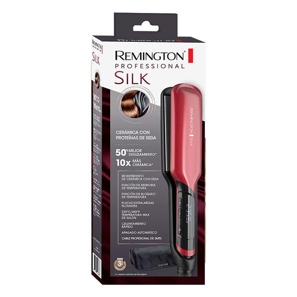 Fotografía de Plancha Alisadora Remington Silk con placas anchas 02