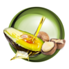 Icono de Plancha alisadora con Tecnología de Aguacate y macadamia
